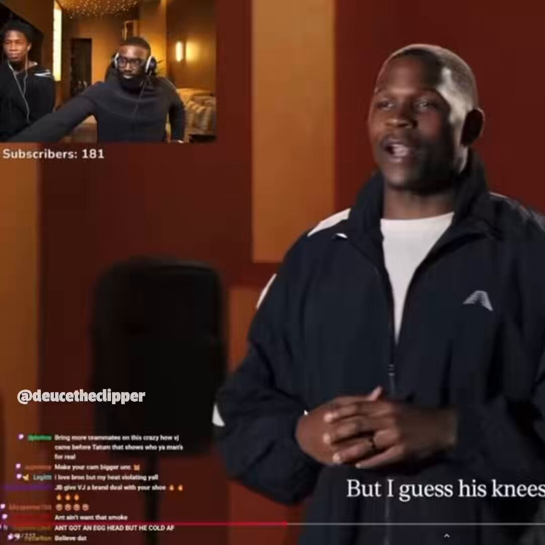 Jaylen Brown FINALLY responds to Anthony Edwards saying he and LeBron are about to have a whole lotta “enhancements” in the locker room 😭💀 Brown then had to remind VJ that he’s with Adidas… so who even is AntMan after next season?! 😂🍿