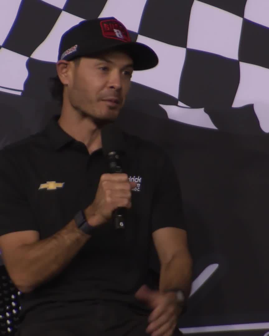 "I see so many similarities between the two of them." Kyle Larson talks about Brexton and Kyle's bond.