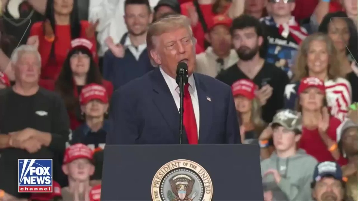 "You're fired. Get the hell out of here." ⠀ President Trump takes aim at New York Attorney General Letitia James during a rally, blasting leadership at both the city and state levels as "corrupt" and "incompetent." ⠀ Trump argues that New York is losing its tax base as residents look to leave, saying the state has changed dramatically since he first went to Washington. ⠀ "This is not the state that I remember ten years ago," he tells the crowd.