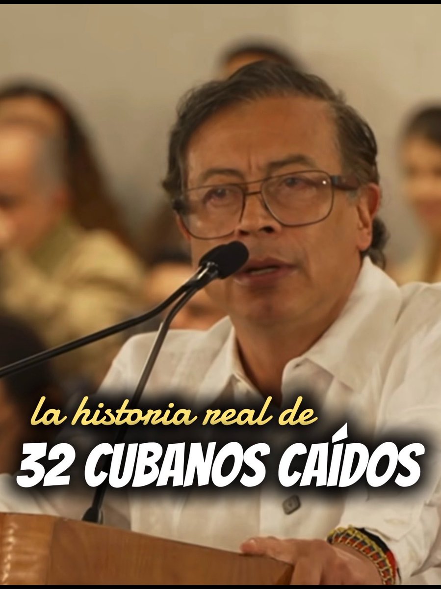 Gracias Gustavo Petro por CONTAR LA VERDAD y reivindicar el honor de los 32 cubanos caídos en Venezuela 🇻🇪🇨🇺 La verdad irá saliendo a la luz aunque ahora en Caracas quieran silenciarla o esconderla para no molestar a su nuevo aliado.