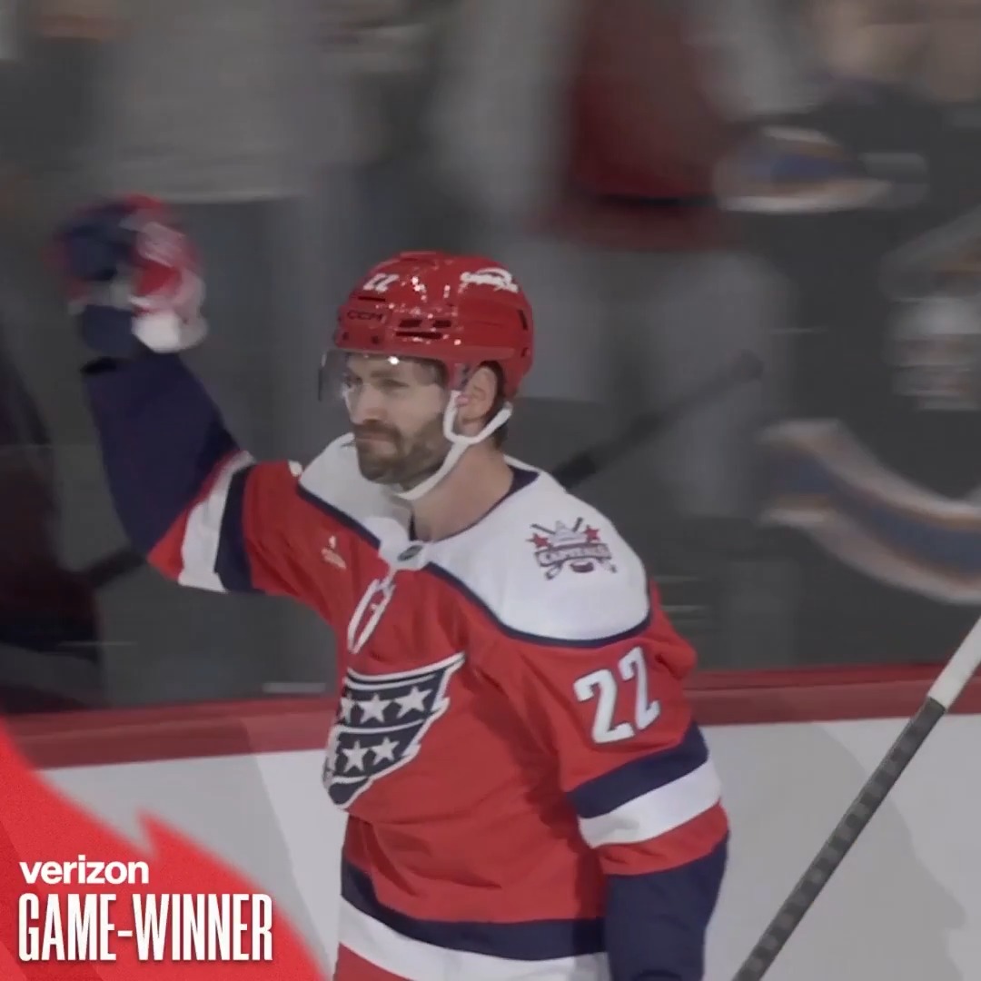 We weren't the first to say this, but we would be remiss to not mention here that No. 22 Boone Jenner's game-winning goal was scored at 2:22 of the 2nd period - also 17:38, hey what's up hello - for the 2nd goal of the game for the Caps #ALLCAPS | Verizon