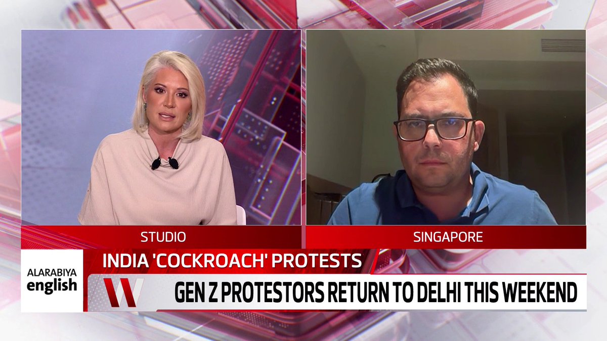 “OUTRAGE WILL SPREAD.” Professor of International Relations at the University of Southern California Derek Grossman explains how preemptive arrests could fuel further anger among India’s Gen Z protesters.