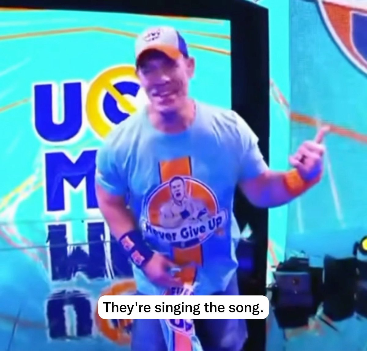 JOHN CENA WAS SO SHOOK THEY STARTING SINGING HIS THEME SONG TO HIM 😭 “They started singing the song when did that happen???” (2023)