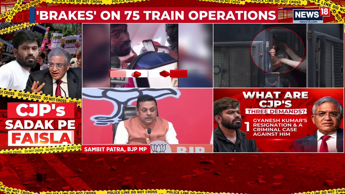 #BreakingNews | Sambit Patra BJP MP slams CJP Protest "Today the anarchists have failed" Gesu Bhardwaj | #CJP #DelhiProtest #GyaneshKumar #CEC #BJP #SambitPatra