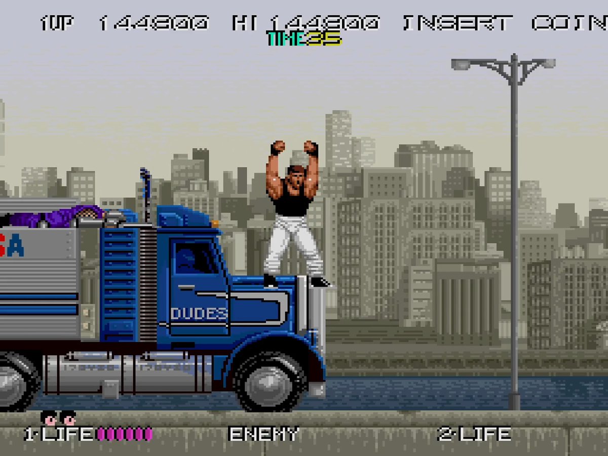 Bad Dudes Vs. DragonNinja (Arcade, Data East, 1988)
