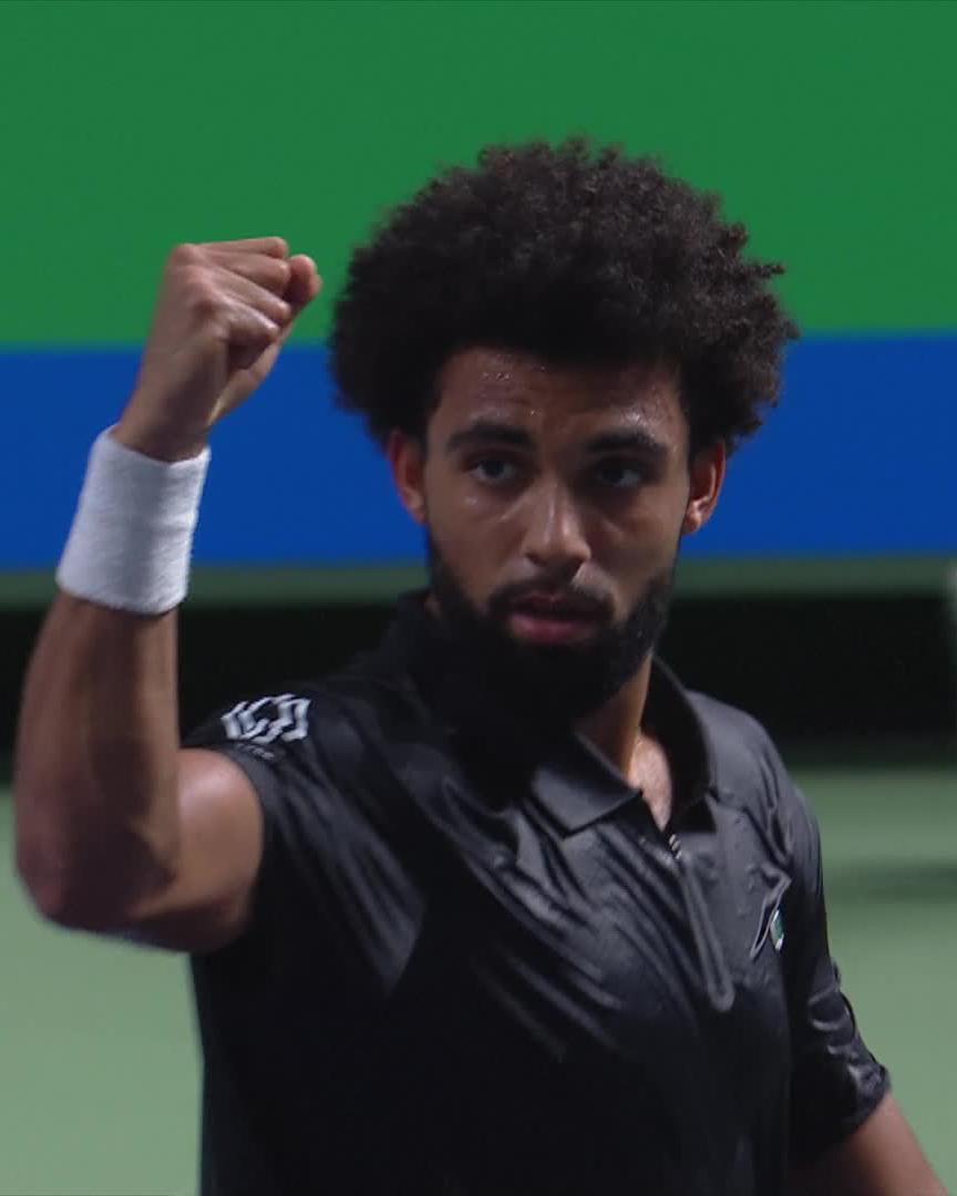 Fantastic Fils 💪 Cincy champ Arthur Fils finds a way past Kotov 6-3 6-4! #RolexShanghaiMasters