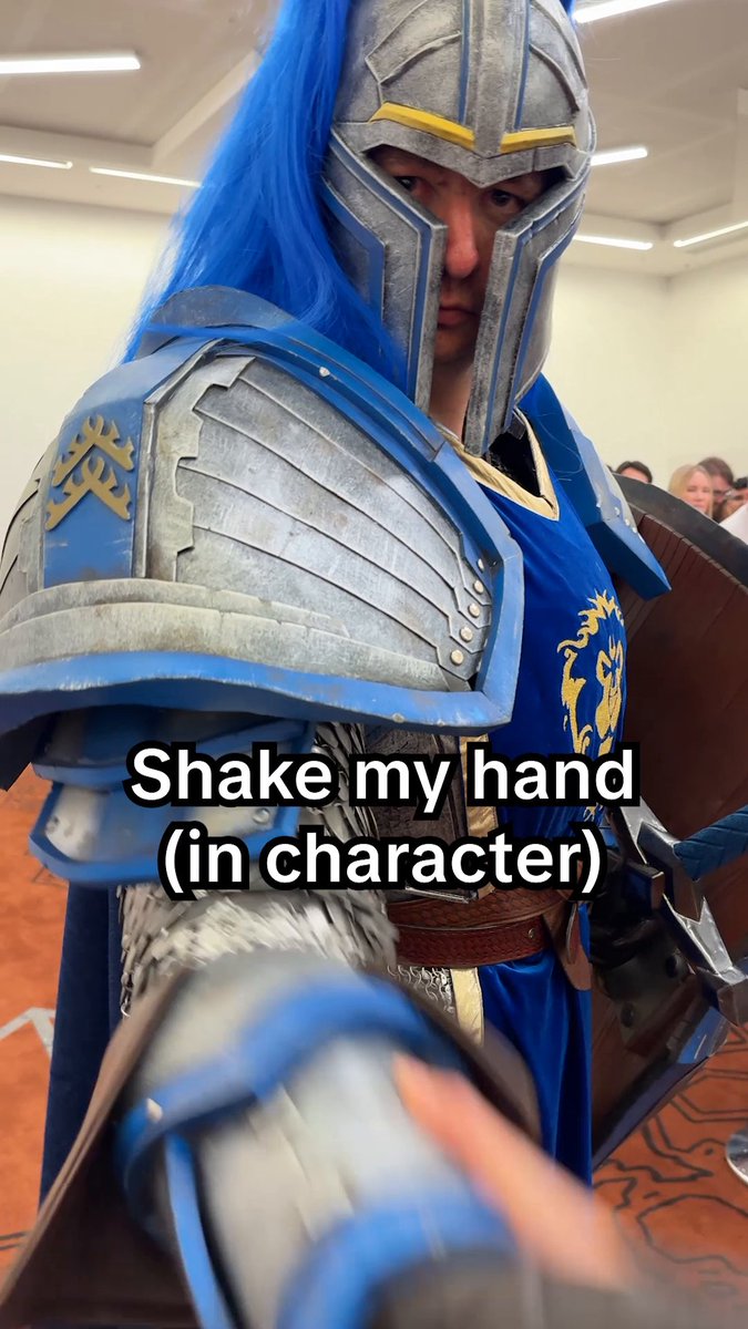 shake my hand in character at #paxaus 2026!