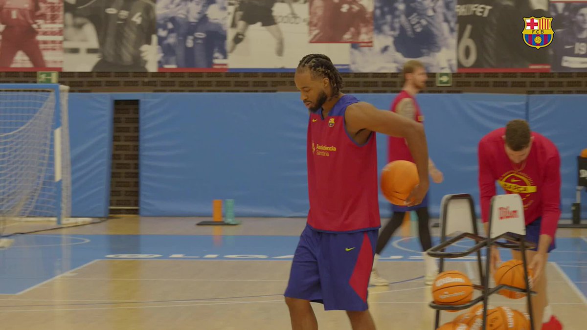 Entrenament a la Ciutat Esportiva pensant en el duel de demà contra el Valencia Basket Club 🏀