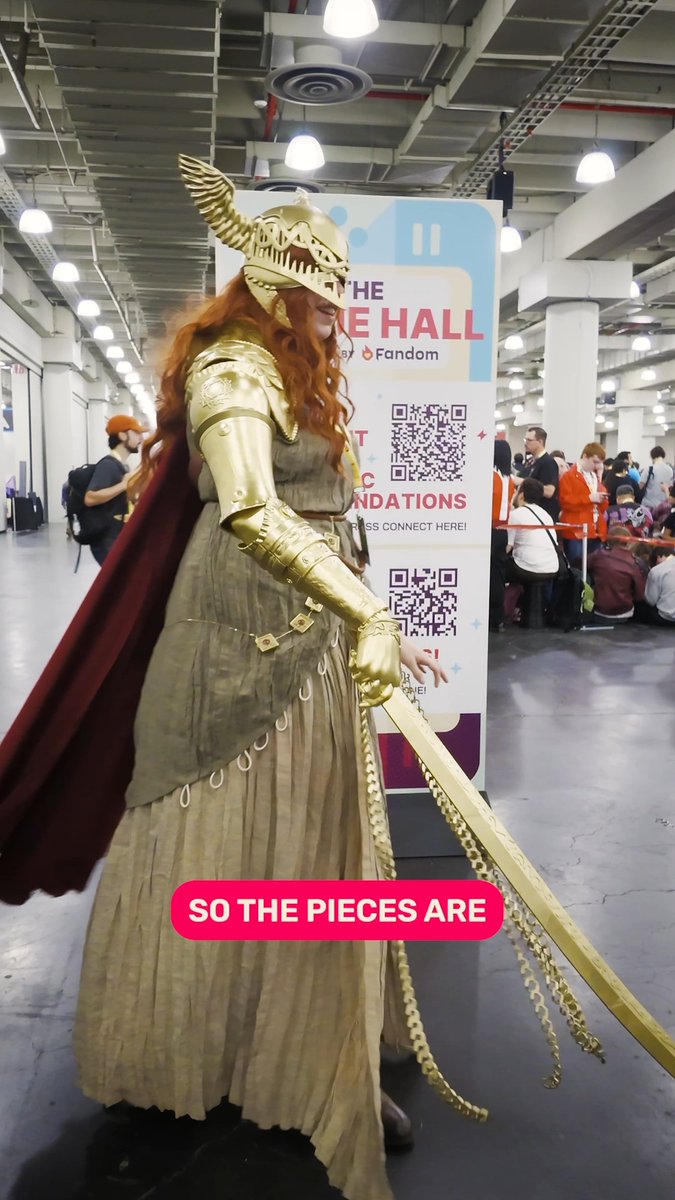 Found Melania from Elden Ring at #NYCC2026 ❤️‍🔥