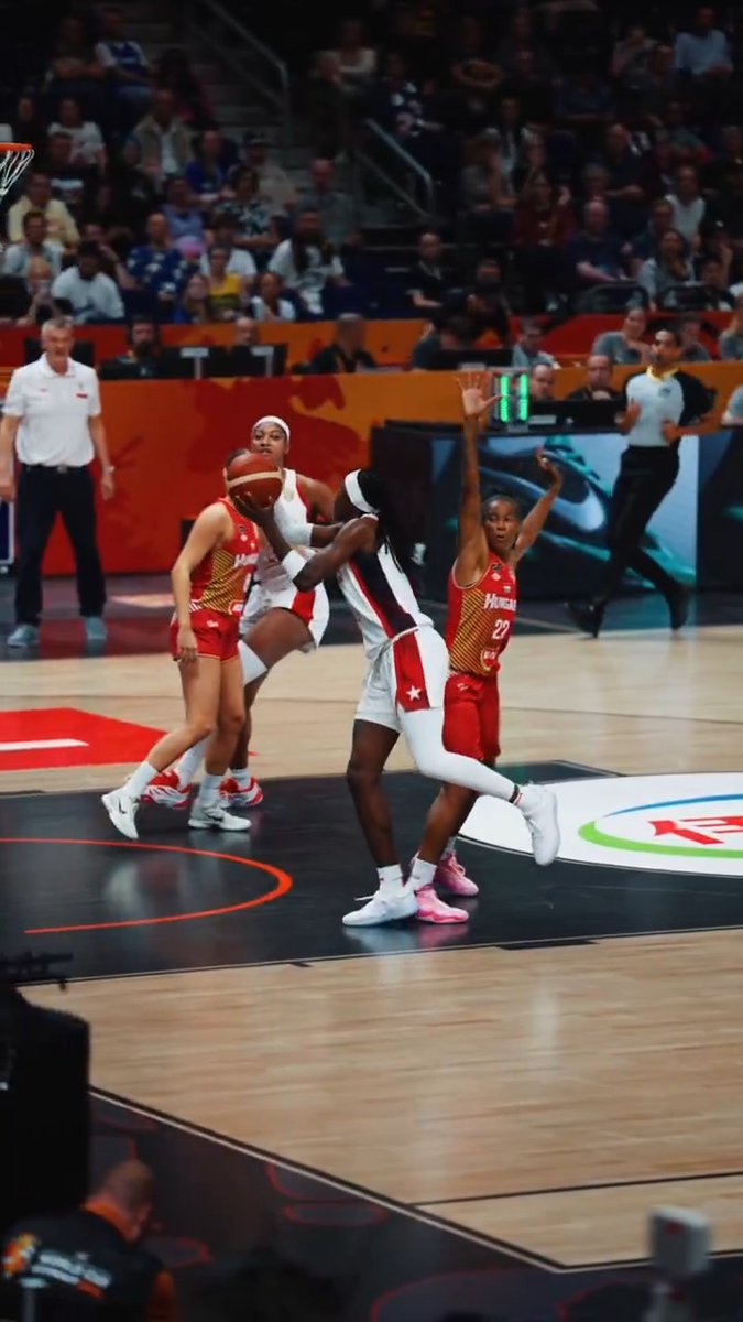 When #FIBAWWC was witness to that Angel Reese x Rhyne Howard connection 😏
