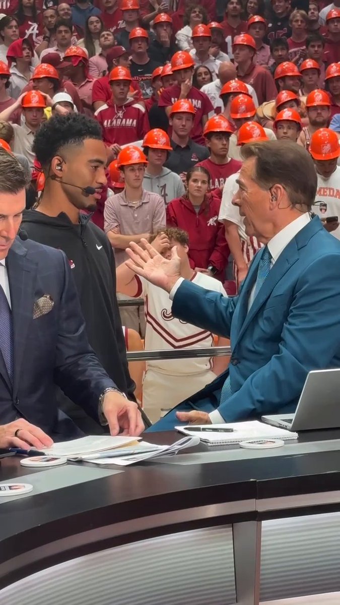 Bryce Young and Coach Saban reunited ❤️ One of four Nick Saban coached Heisman Trophy winners 🔥