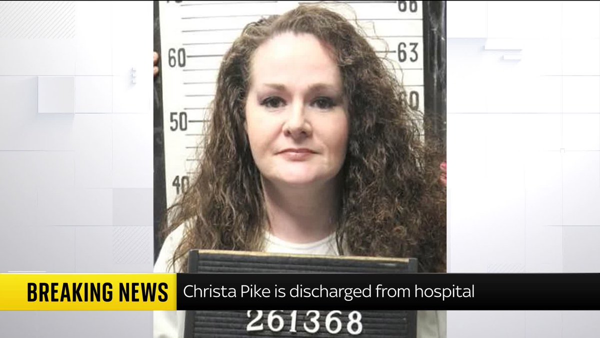 BREAKING: US death row inmate Christa Pike has been discharged from hospital and is back in prison following her botched execution, according to authorities in Tennessee. Read more: 📺 Sky 501, Virgin 602, Freeview 233 and YouTube