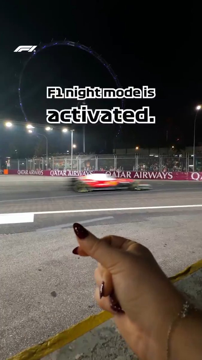 Racing under the Singapore lights poses a unique challenge for the drivers #F1 #SingaporeGP