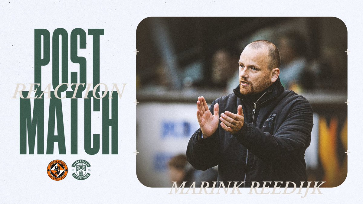 🗣️ Marink Reedijk shares his post-match thoughts following our William Hill Premiership defeat at Tannadice this afternoon