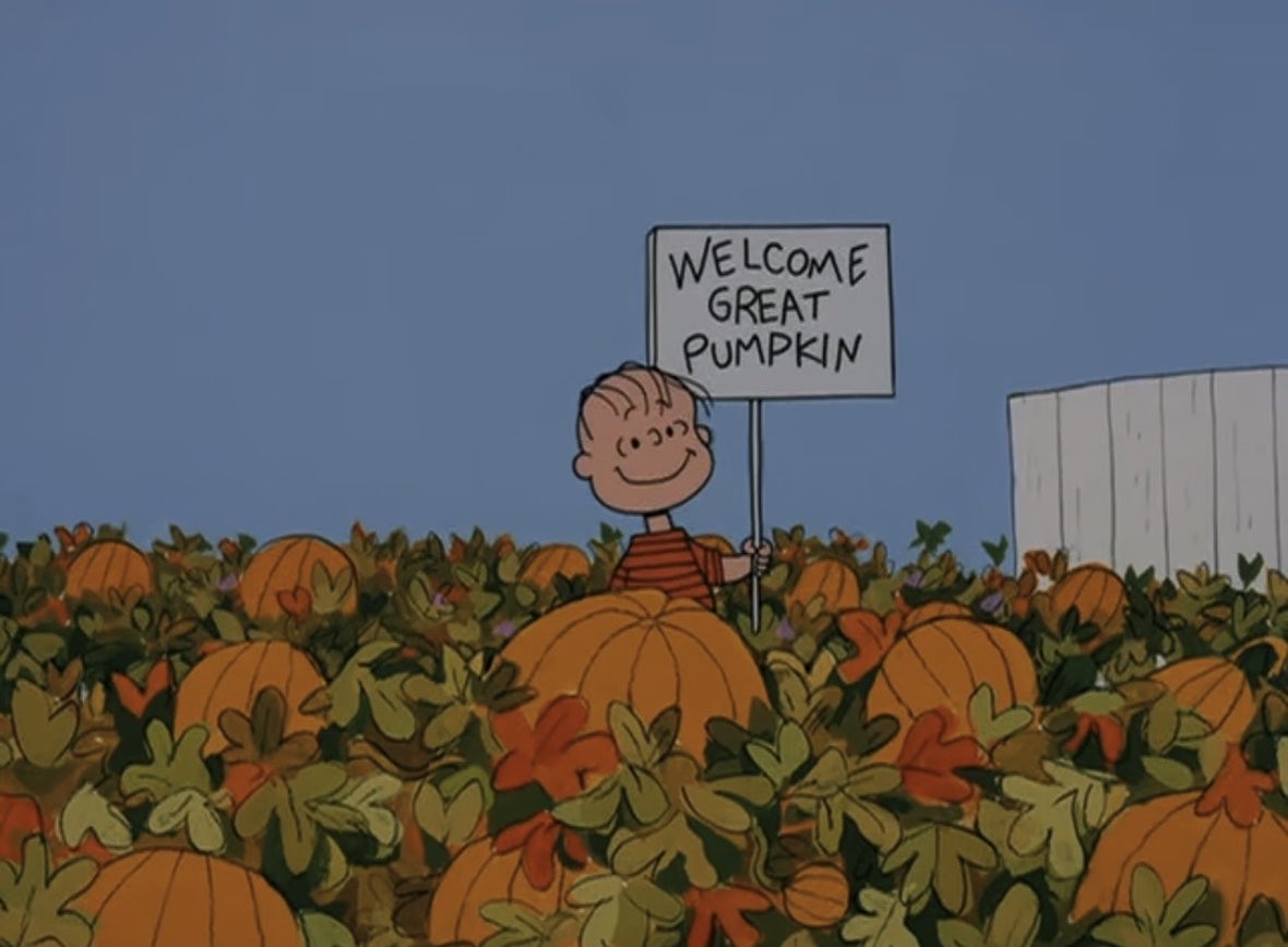 I always preferred the, Charlie Brown Halloween special to the Christmas special. It’s The Great Pumpkin, Charlie Brown! (1966)
