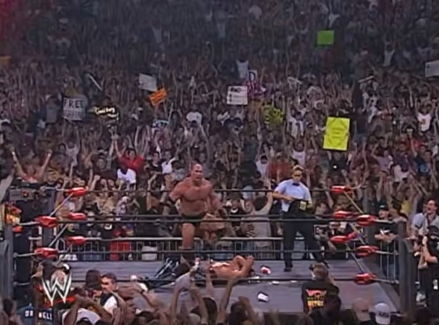 July 6, 1998: Goldberg defeats Hollywood Hogan, wins WCW World Title
