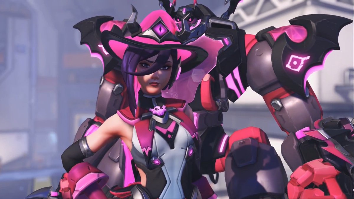 New #Overwatch D.Mon Skin is Really beautiful 💜