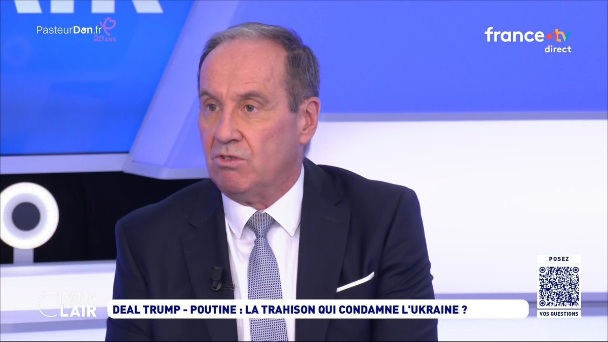 "En trahissant l’Ukraine, Donald Trump trahit ses alliés occidentaux […] Il donne des cadeaux à la Russie en permanence". Nicolas RICHOUX et Veronika Dorman, dans #cdanslair