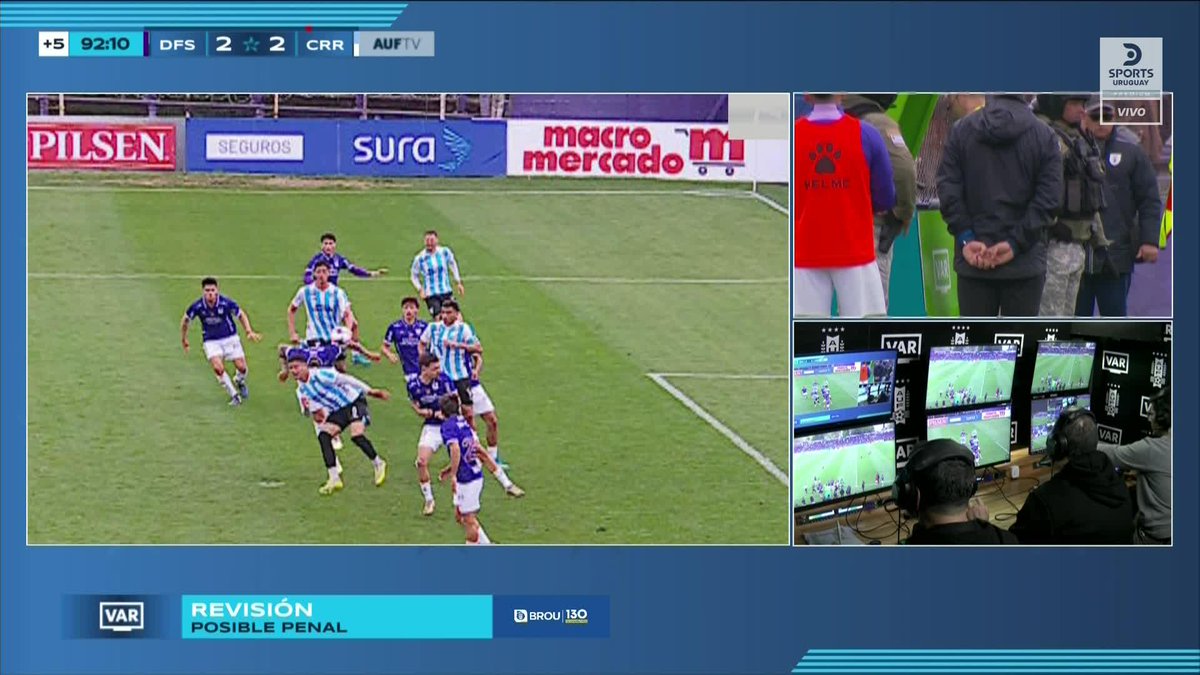 La revisión del VAR, el penal para Cerro y la remontada en la hora: ganó 3-2 después de estar 0-2 hasta el 77’ DSPORTS Uruguay