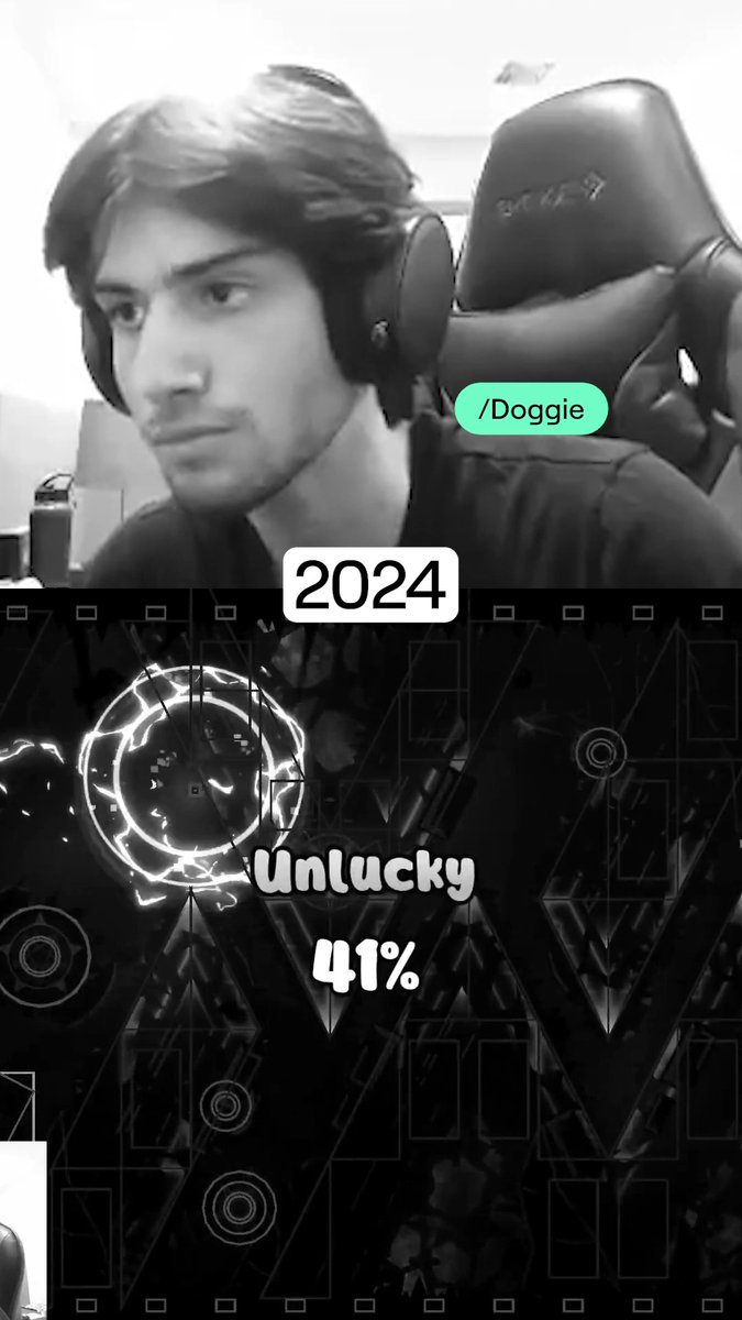 Streamer @dasherdoggie becomes the first to beat Grief on Geometry Dash, it took over 440,000 tries 🤯