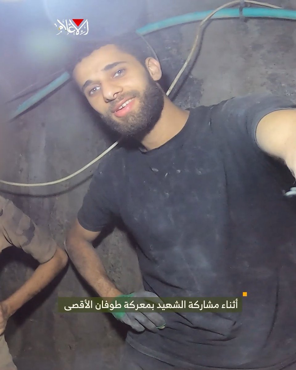 Al-Qassam Brigades released battle footage of Nour al-Din al-Jamasi, who left his university in Europe and returned to Gaza to fight He was born on June 29, 2003, and was killed on October 8, 2025.