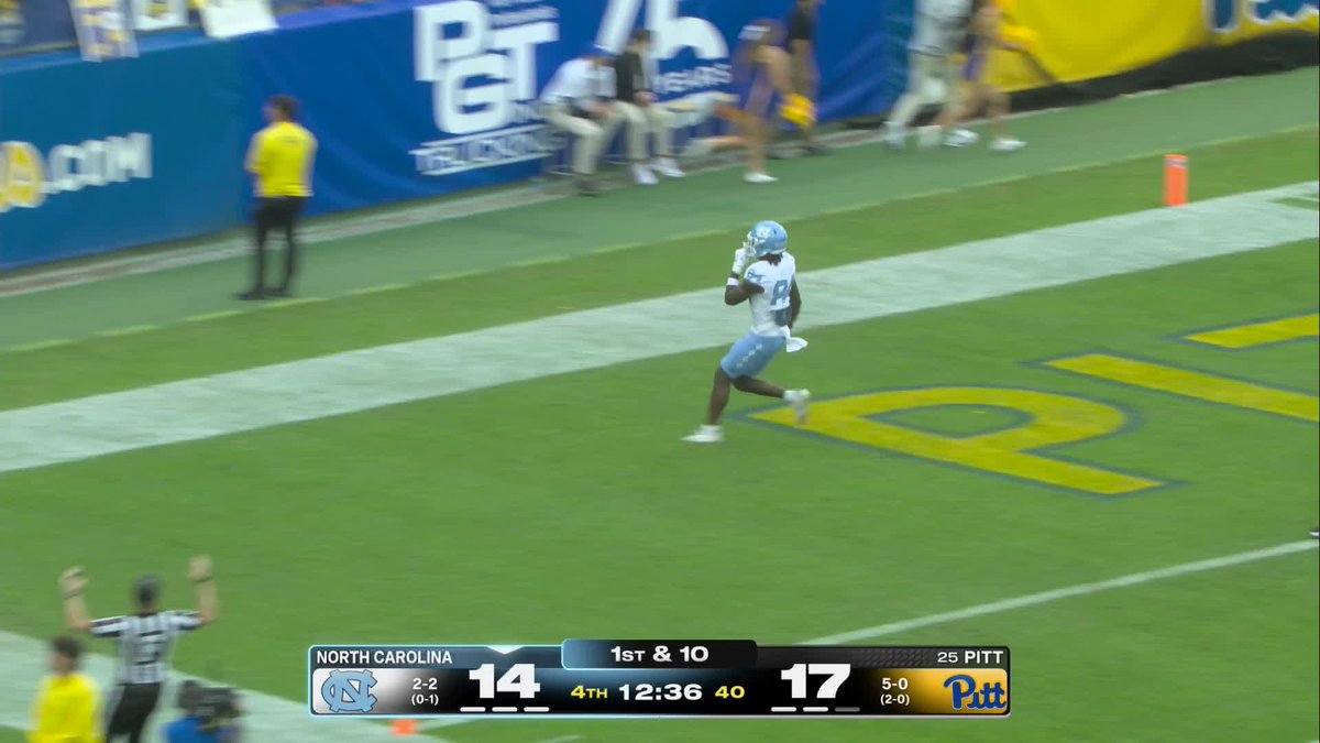 75 yards to the house then shushed the crowd 🤫