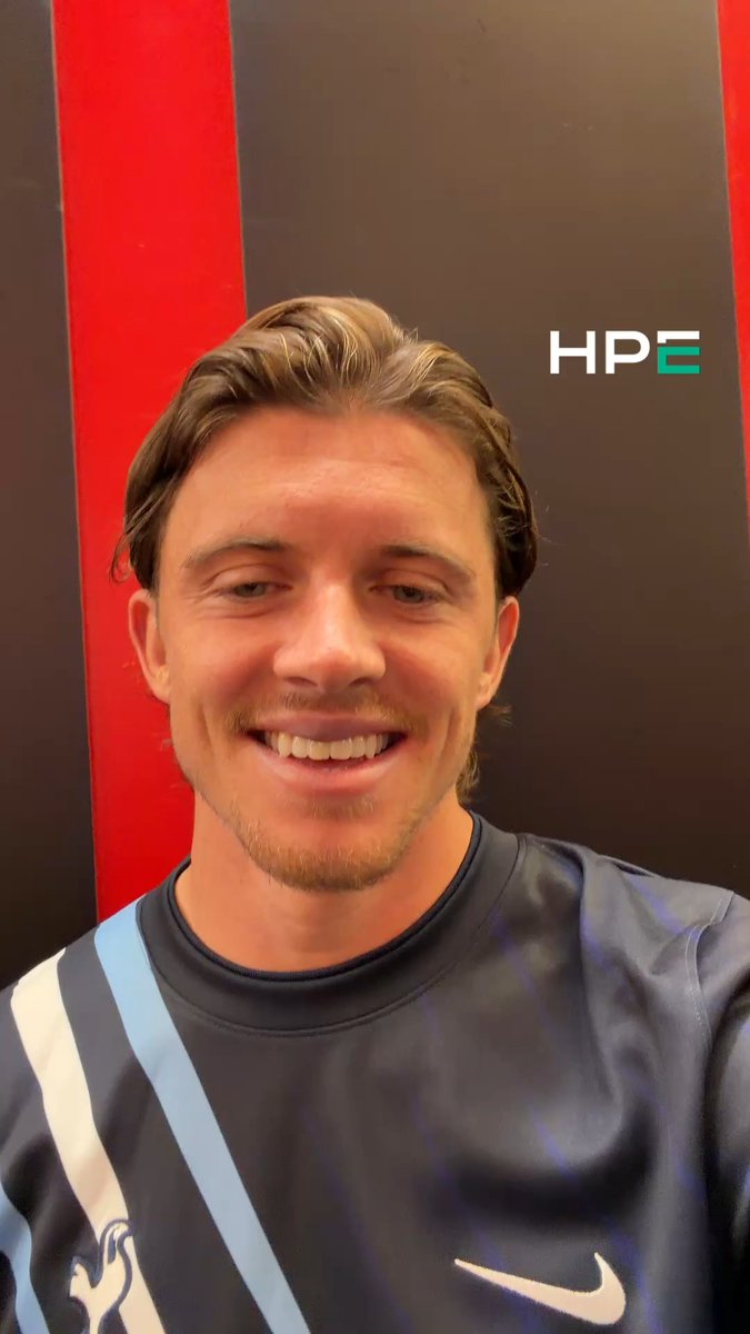 A message of thanks for your support from Conor 🫶 🤳 HPE
