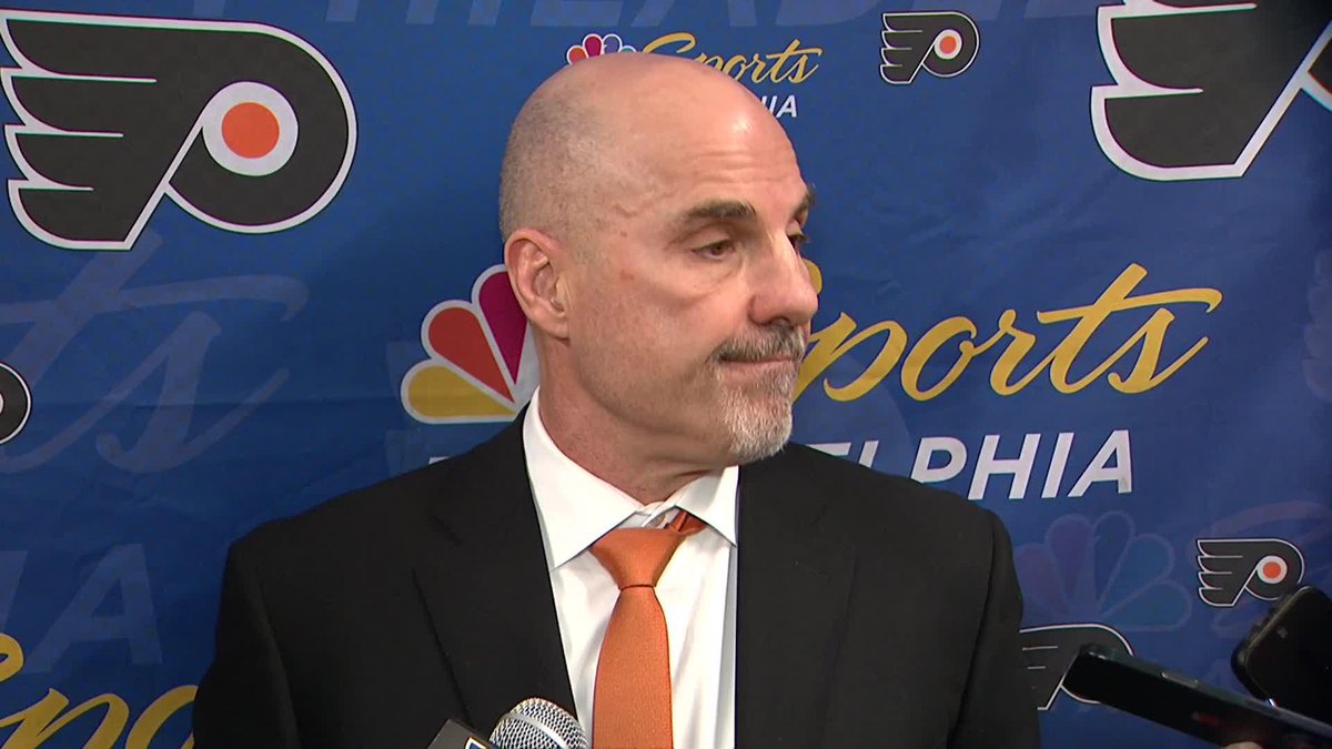 Head coach Rick Tocchet met with the media following #PHIvsBOS.