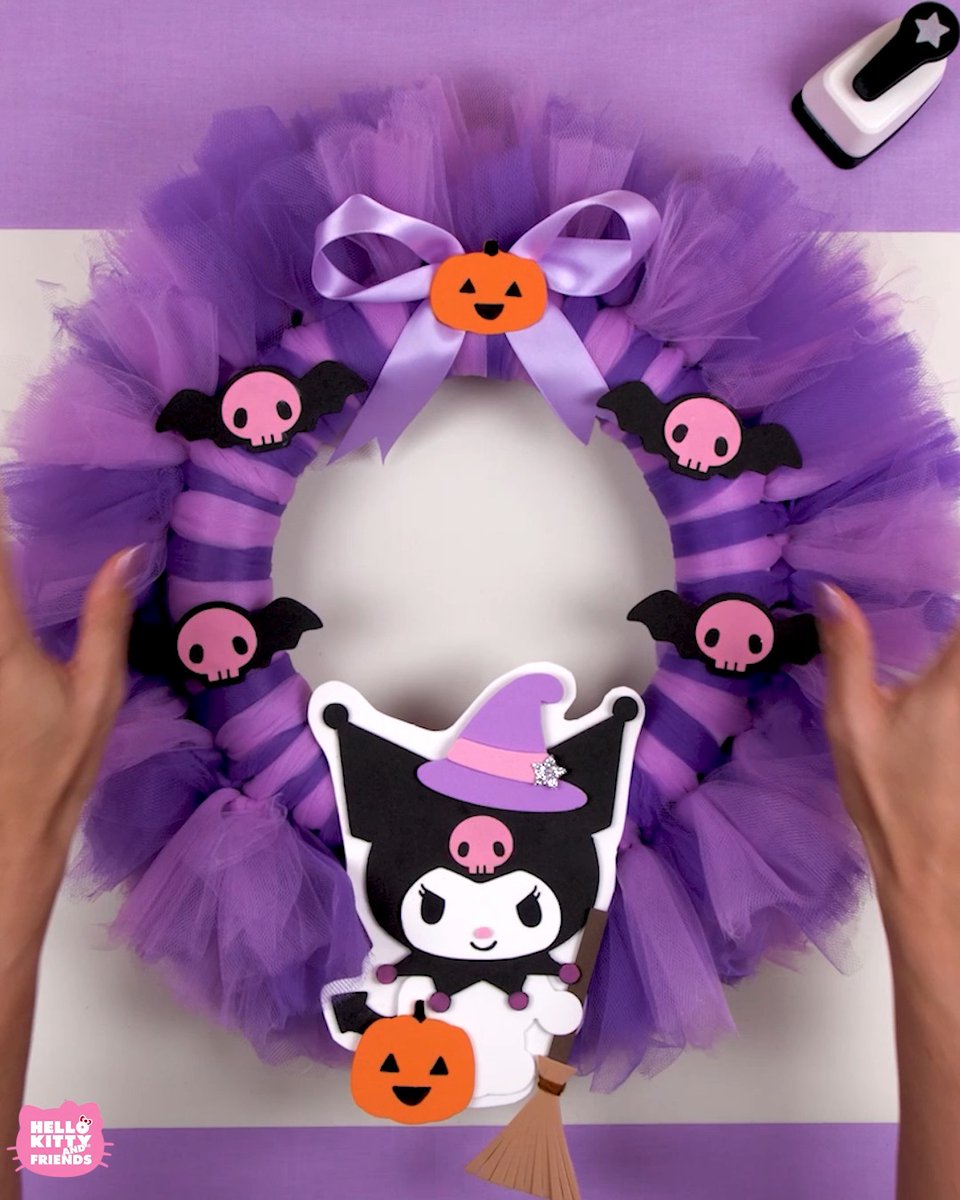 Cute? Check. Spooky? Check. Kuromi-approved? Absolutely 🖤💜 Celebrate Kuromi’s birthday month with a craft that's full of mischief and charm now on the Hello Kitty and Friends YouTube channel!