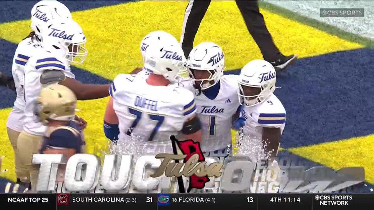 Have you ever seen a touchdown like this?! Tulsa Football