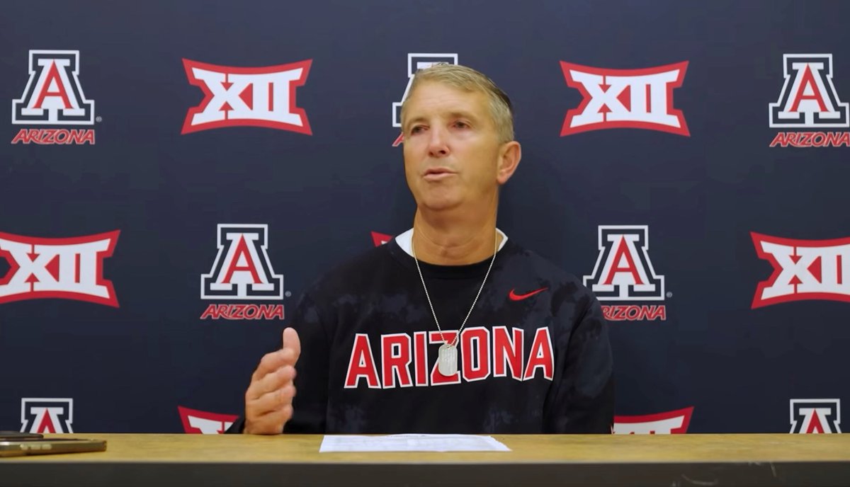 Brent Brennan wants Wildcat Nation to PACK Casino Del Sol Stadium! 🏟️🏜️ "These players love the University of Arizona. They keep choosing the University of Arizona. They keep choosing the city of Tucson, and it's time for the city of Tucson to choose them." (🎥: Arizona Athletics)