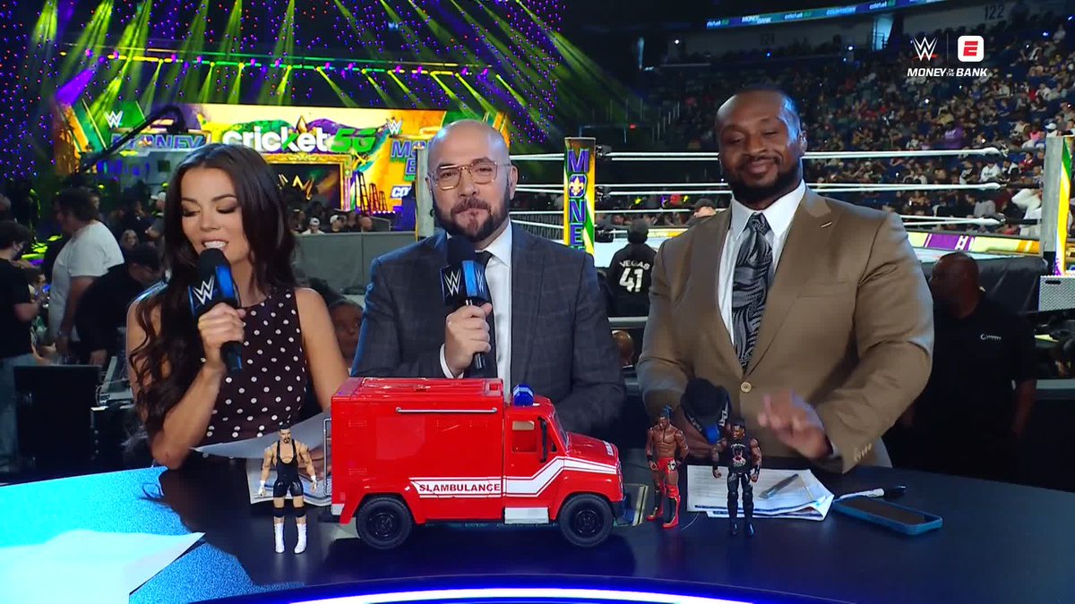 It's time to go in-depth with the #MITB Ladder Match! 👏 Presented by MATTEL