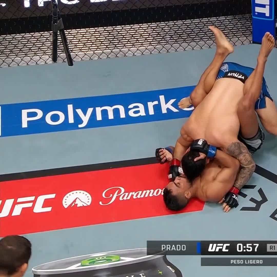 VICTORIA PARA ARGENTINA 🇦🇷 🥵 Un devastador Francisco Prado termina la pelea con volumen de golpes en el primer round 🧨 #UFCVegas122 | Ver en vivo por Paramount+ Deportes