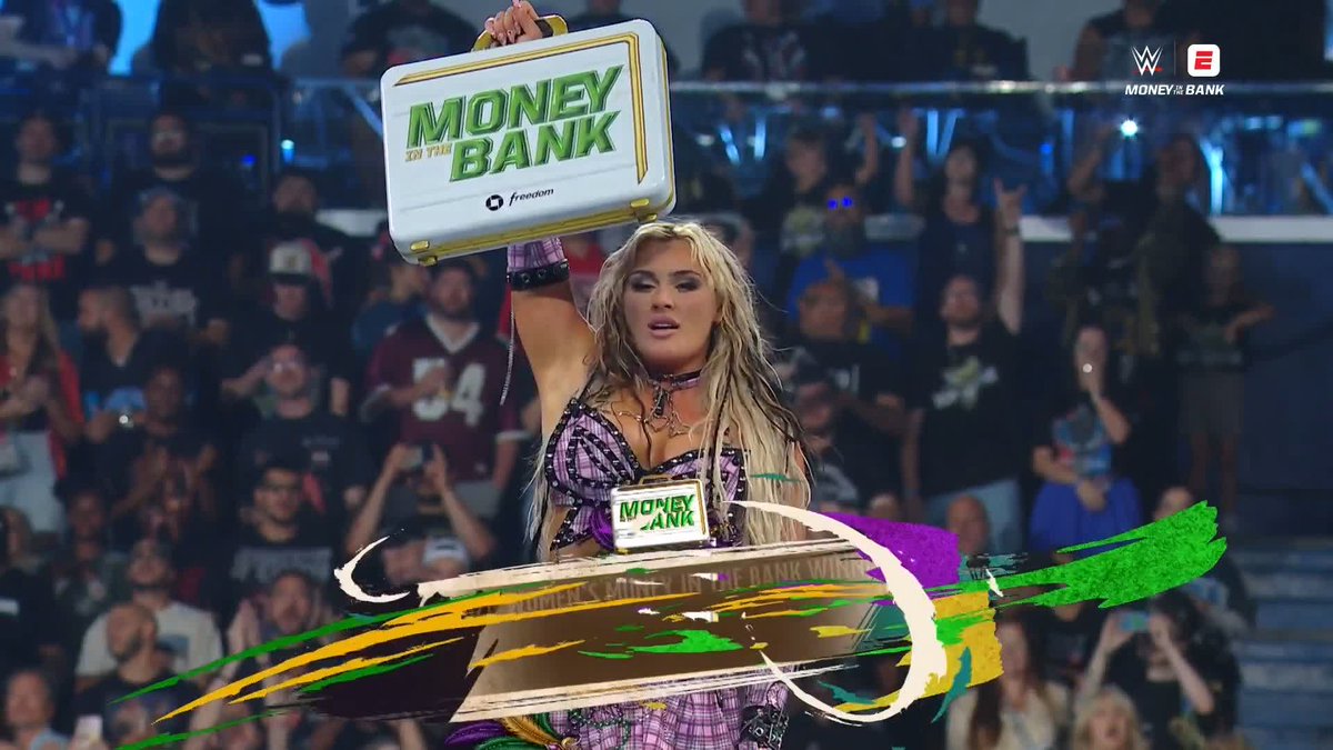TIFFY 2X 💰 Tiffany Stratton is once again Ms. Money in the Bank!