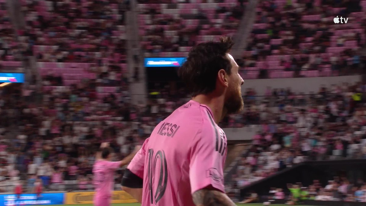 Luis Suarez to Messi 👏 MLS best 22 goals for Messi.