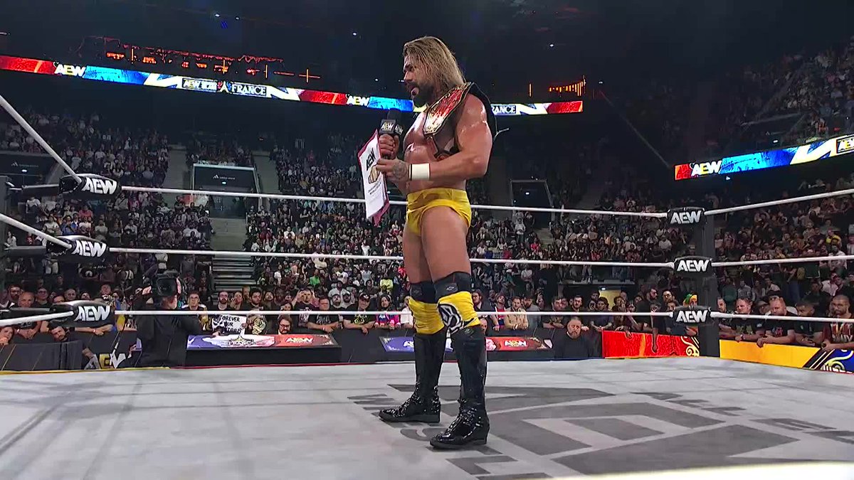 .Andrade “El Idolo” The Real Latino Man! had a question for the locker room, and Tommaso Ciampa has an answer! 👀 Watch #AEWCollision Grand Slam France on TNT & HBO Max