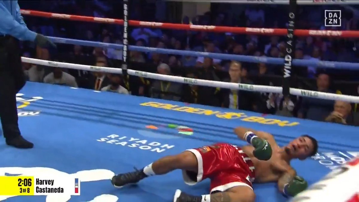 WHAT A KNOCKOUT BY JAHMAL HARVEY 👊