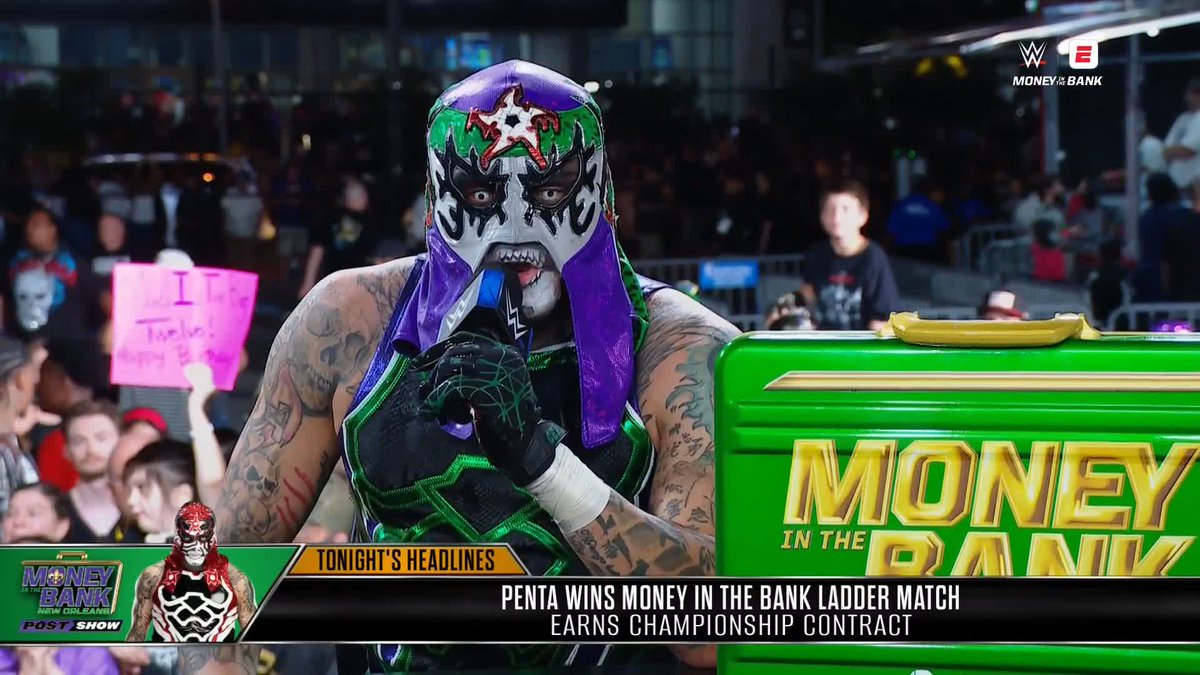 The NEW Mr. Money in the Bank speaks from the heart! ❤️ PENTA EL ZERO M