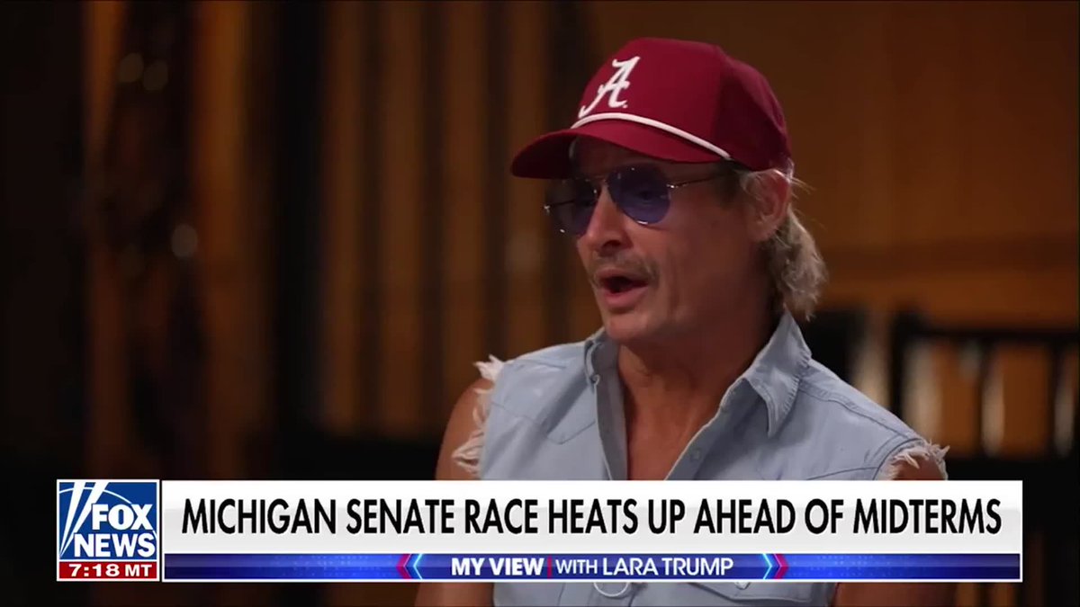 "I don't wanna see my grandkids one day have to fight some civil war over religious ideology." Kid Rock opens up to Lara Trump in an exclusive interview about his concerns over religious extremism and the future of his hometown of Dearborn, Michigan, where generations of his family grew up. The musician also calls Michigan's Democratic Senate nominee, Abdul El-Sayed, a "wolf in sheep's clothing," expressing concerns about what he sees as growing ideological divisions.