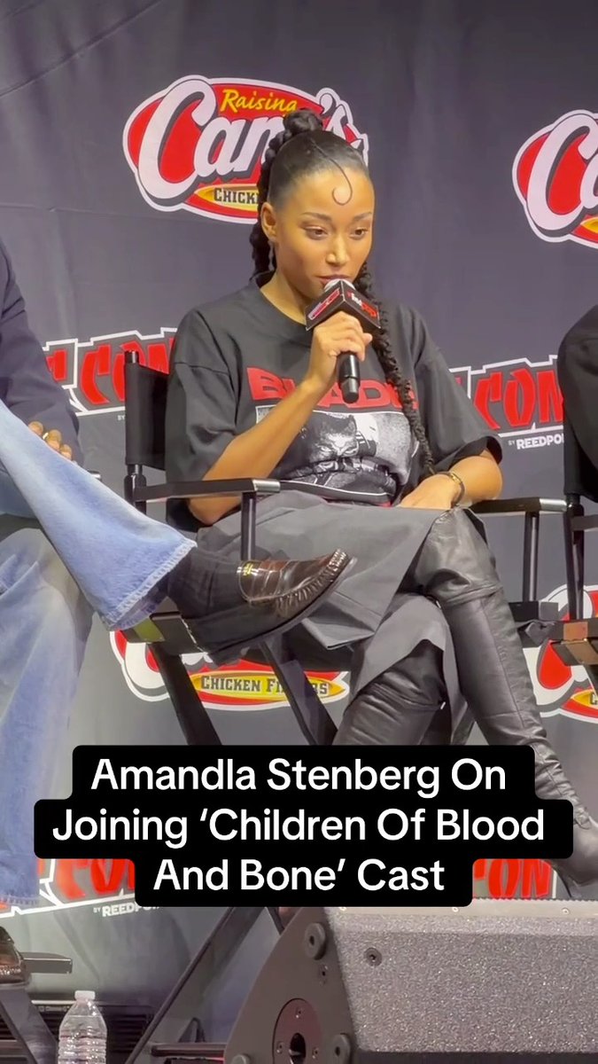 Amandla Stenberg shares her journey of joining the cast of #ChildrenOfBloodAndBone during the film's #NYCC panel.