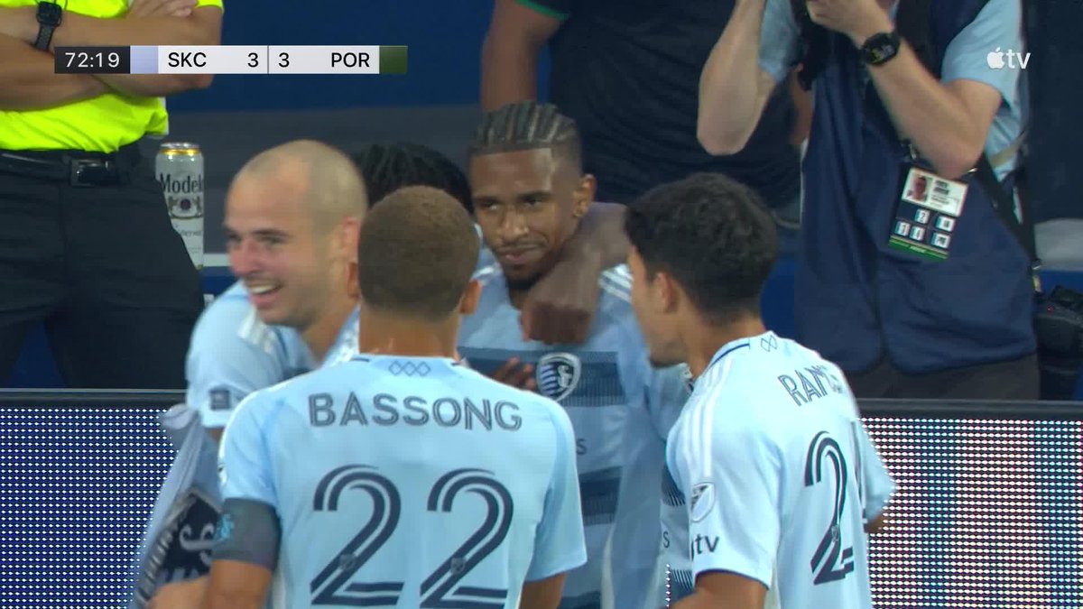 André Luiz with the equalizer and Sporting Kansas City erases the deficit in minutes and we are level!
