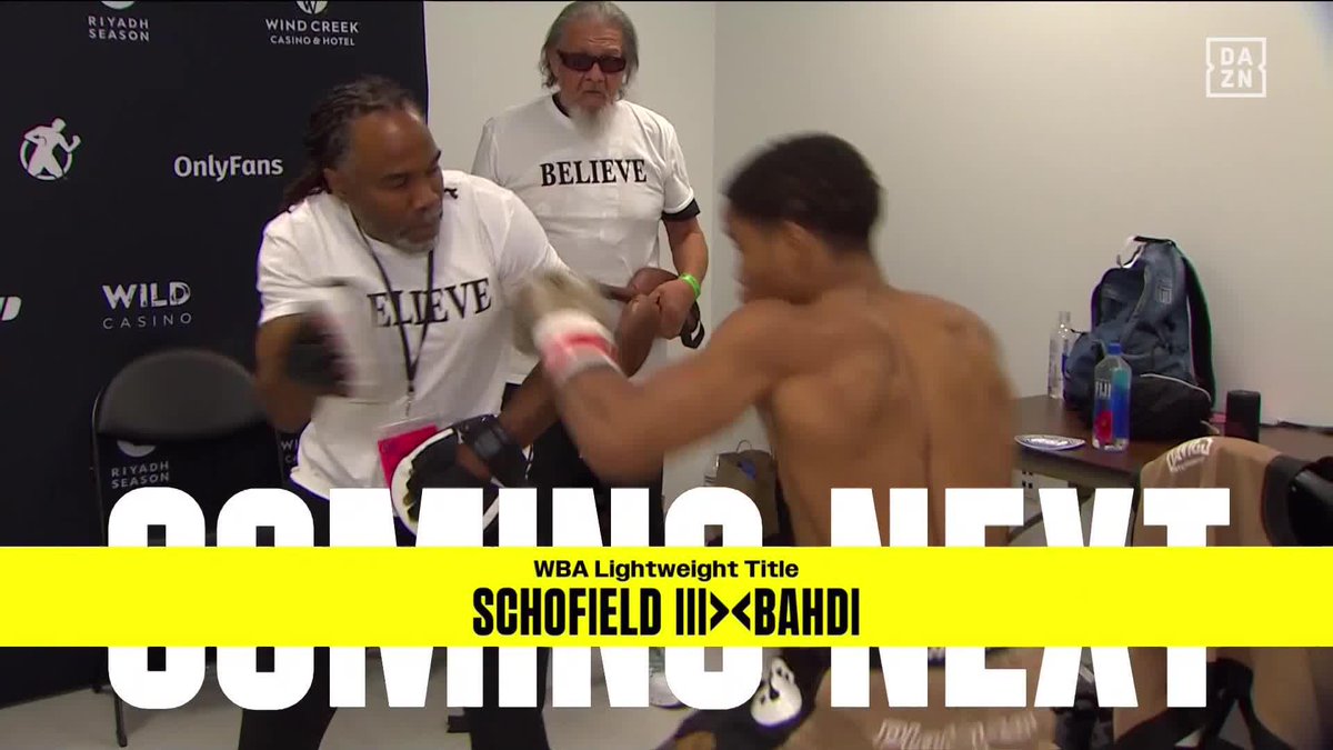 UP NEXT: 🇺🇸 Floyd Schofield vs Lucas Bahdi 🇨🇦 #SchofieldBahdi | Live NOW on DAZN▪️