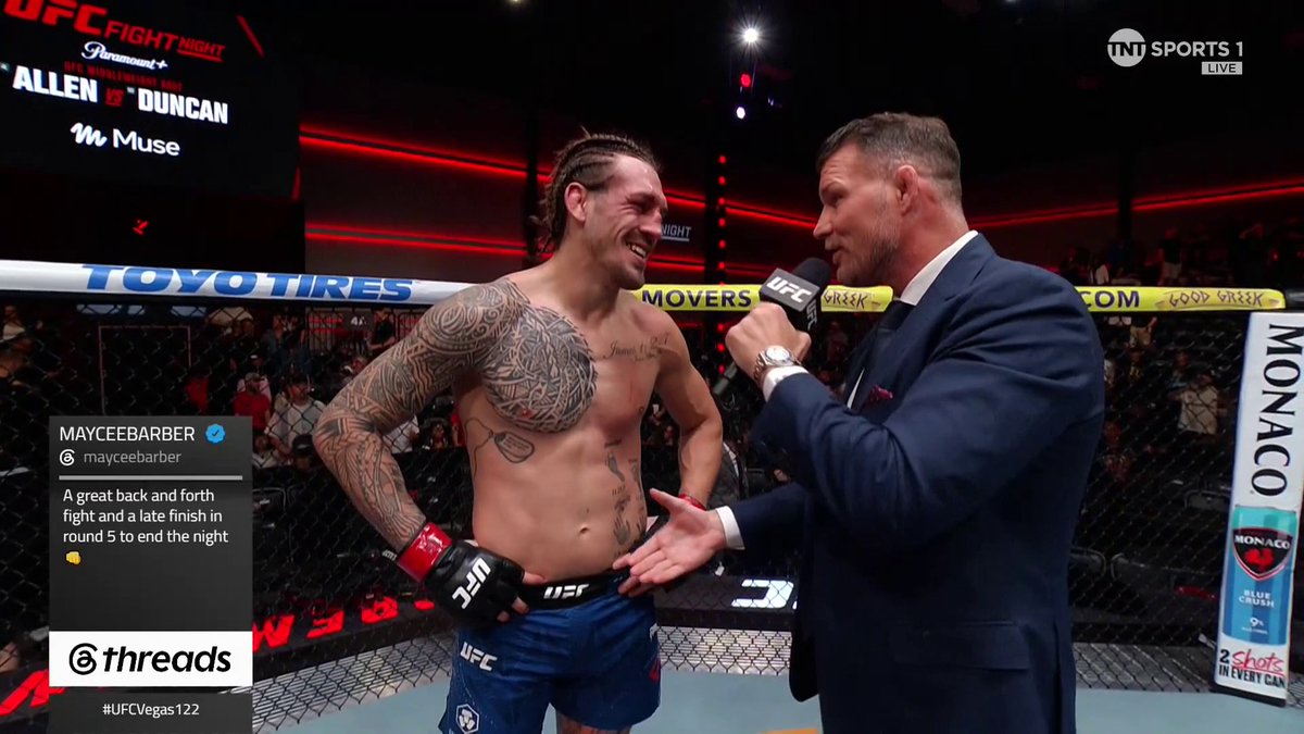 Brendan Allen calls out The Champ, DDP...or Michael Bisping 😅 #UFCVegas122