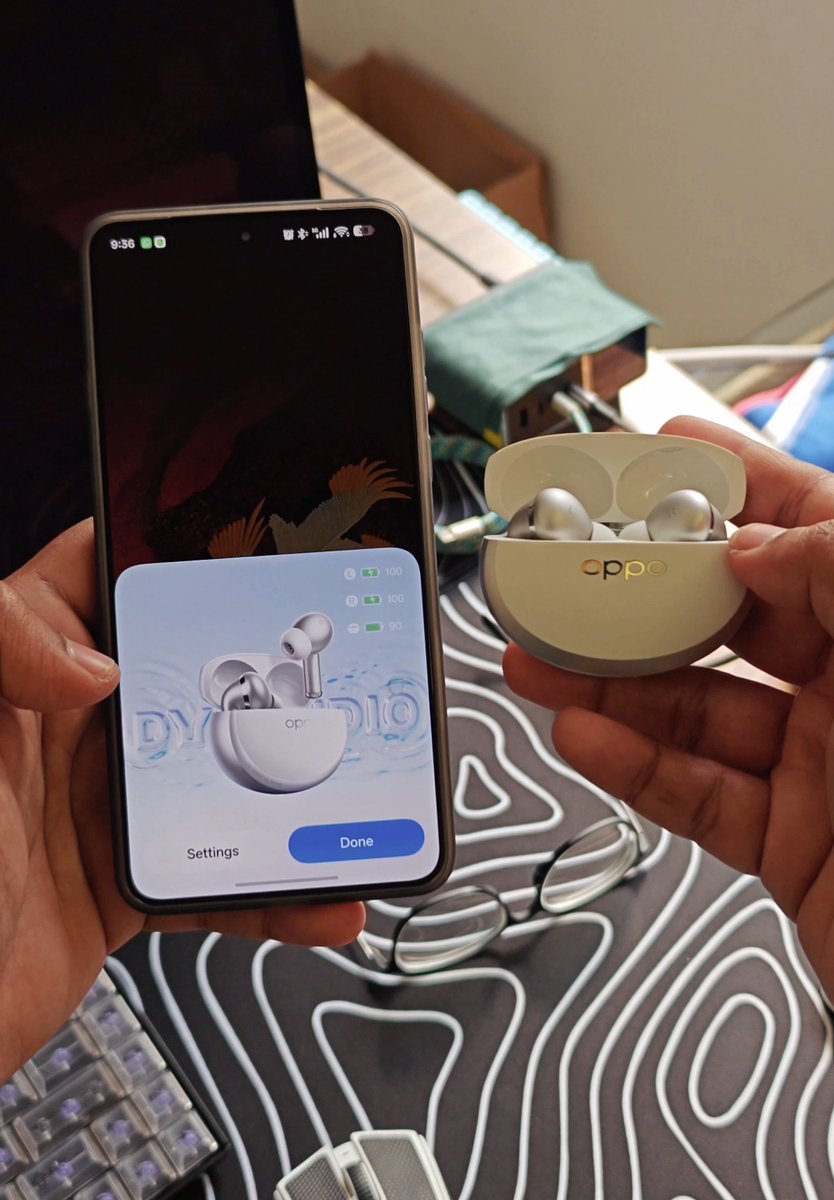 Oppo Enco X4 new pop-up animation 😍 I hope this comes to Global as well.