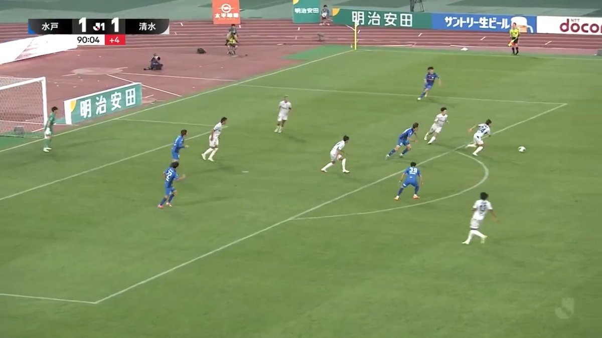 自陣で奪って一気にゴールまで🔥 🎦 ゴール動画 🏆 明治安田Ｊ１リーグ 🆚 水戸vs清水 🔢 1-2 ⌚️ 90+1分 ⚽️ 須貝 英大（清水） #Ｊリーグ