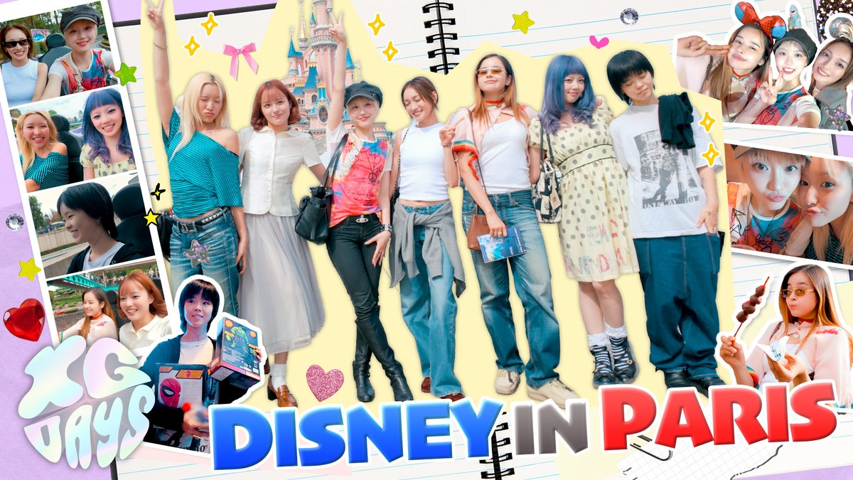 XG DAYS #53 (XG at Disneyland Paris 🏰✨ 7 Members' Magical VLOG 🎠) 🎥 #XG #XGDAYS