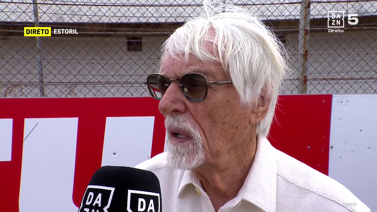 "A Formula 1 devia estar aqui [no Estoril]" 🗣️ Bernie Ecclestone, antigo CEO da F1 #DAZNF1