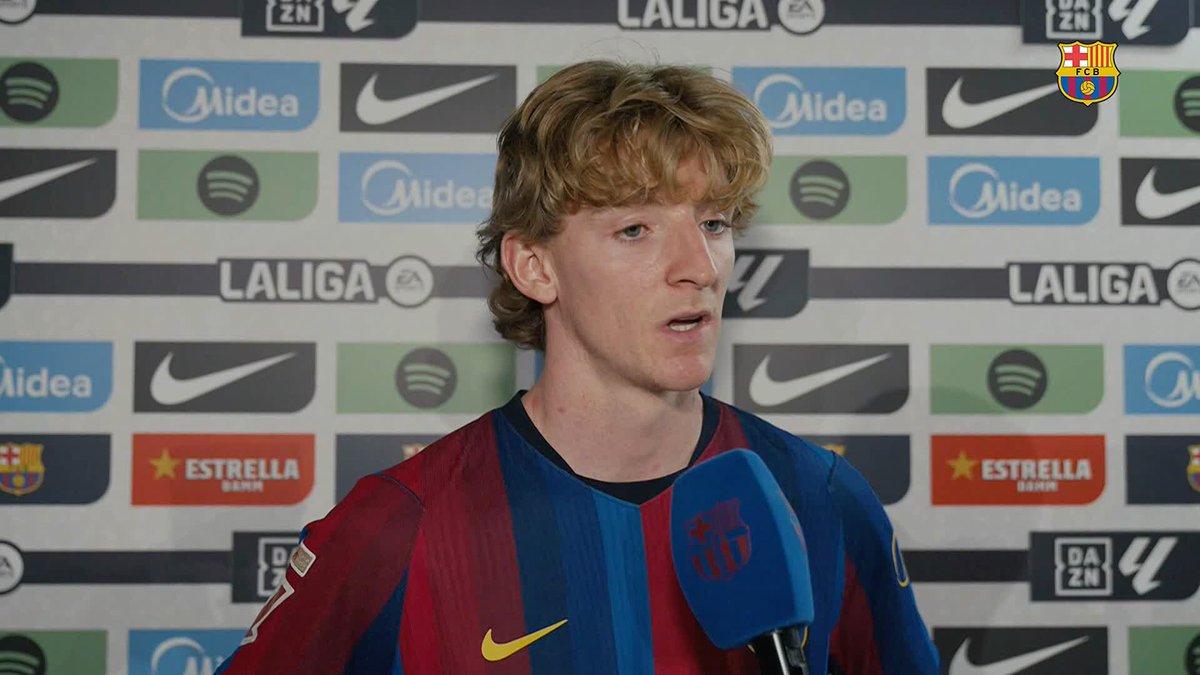 🎙️ Las palabras de Anthony tras la victoria y su primer gol como blaugrana.