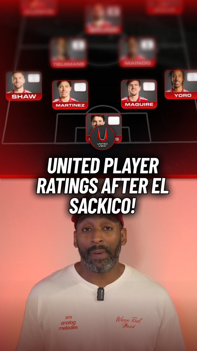 Man United player ratings after El Sackico! 😤 #PlayerRatings