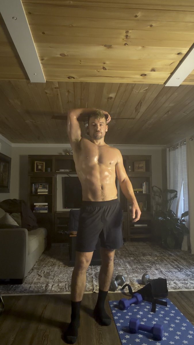 Got sweaty this morning